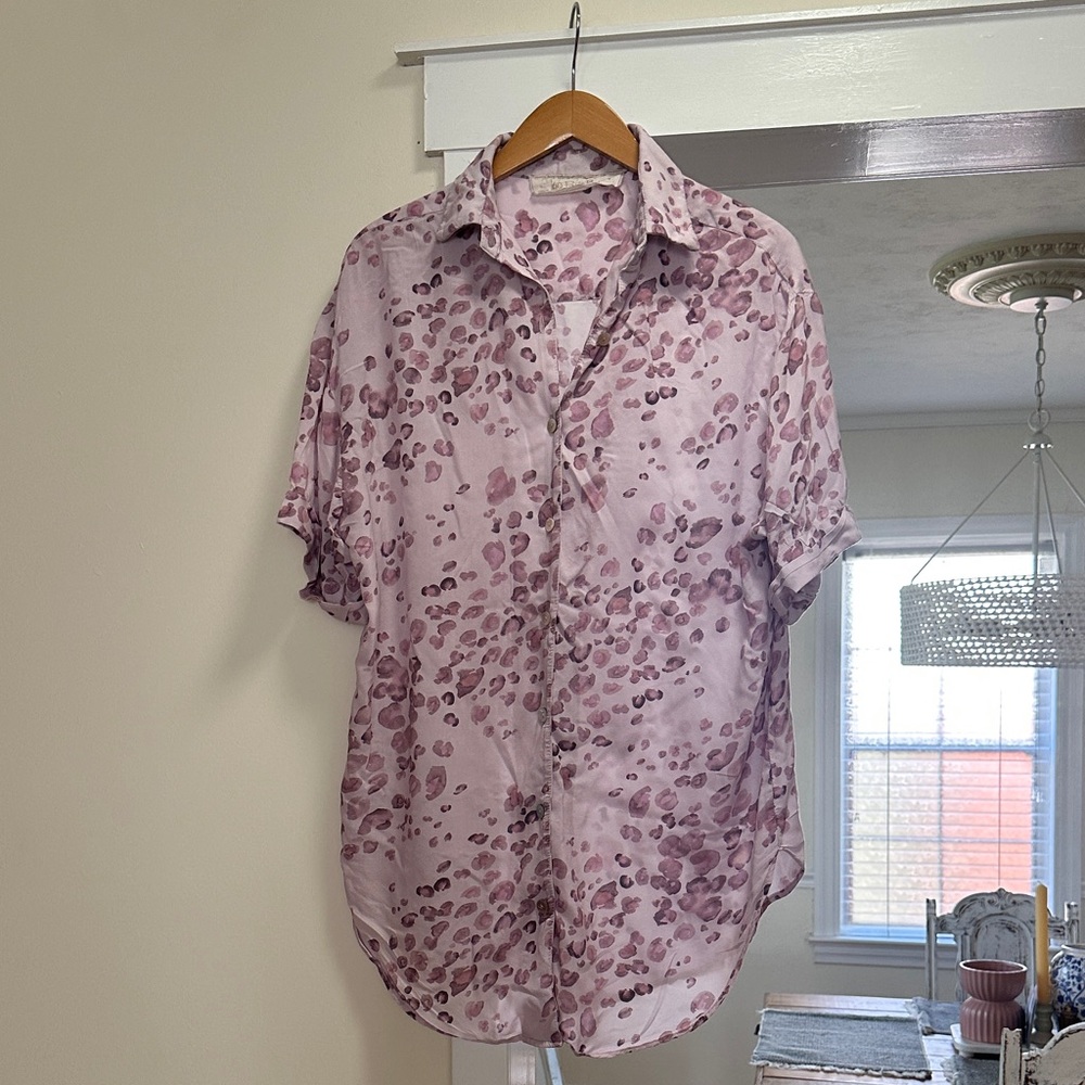 Purple Pattern Shirt